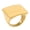 A, variant on Modern Square Casting Stainless Steel Rings For Men And Women Allergy resistant Jewelry With Comfort Fit