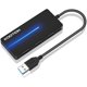 Moyeu KOOTION USB 3.0 avec Ports Lecteur de Cartes SD/TF, Ultra Mince 3 Ports USB 3.0 Data Hub et Indicateur, Noir – image 2 sur 5