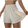 thumbnail image 6 of Tumotour Skirt Shorts For Women Fake Two Piece Sports Shorts Running Casual Loose Breathable Yoga Shorts Summer Tennis Skirt, 6 of 7