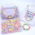 thumbnail image 5 of BESTSKY Kids Jewelry Making Kit 450+ Beads Art and Craft Kits DIY Bracelets Necklace Hairbands Toy for Age 3 4 5 6 7 8 Year Old Girl, 5 of 7