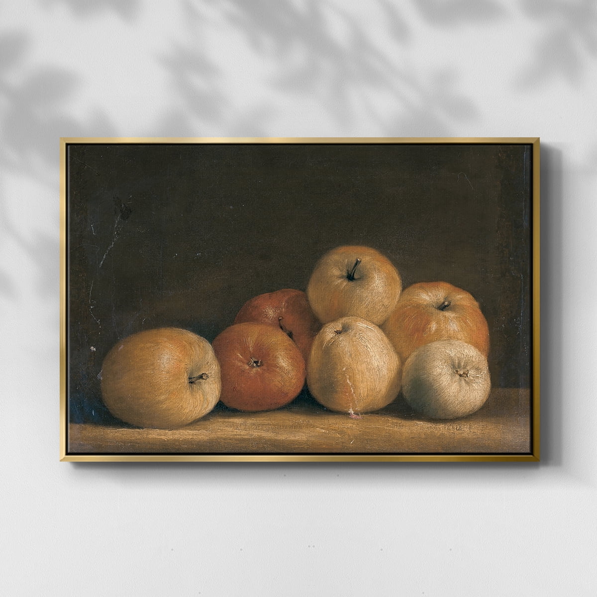 Vintage Botanical Print-LXXVIII By Wexford Home Framed in Gold Wood Gallery Wrapped Canvas 17 in. x 25 in.