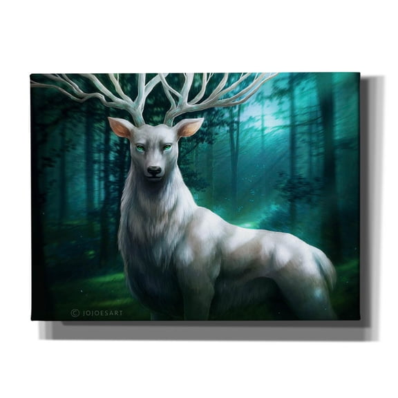 Epic Graffiti 'Forest God' by JoJoesArt, Canvas Wall Art, 16"x12"