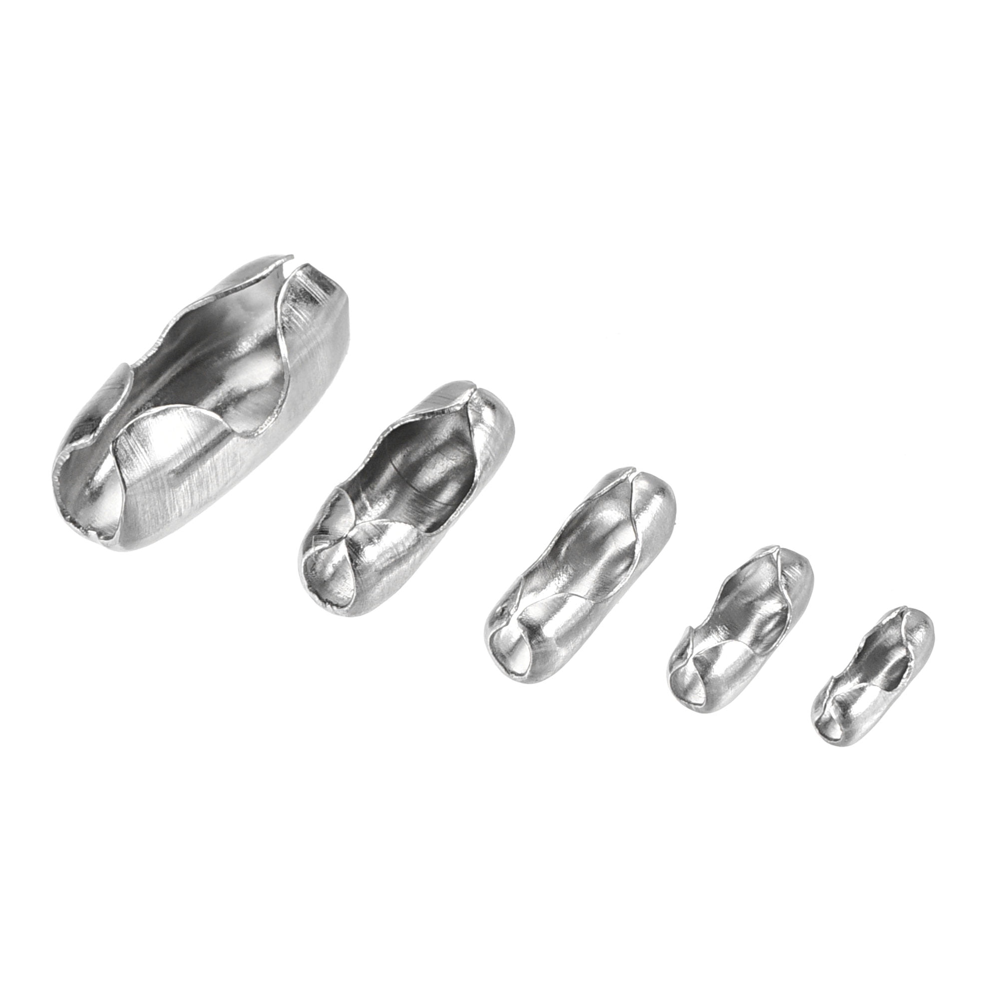 Uxcell 1.5mm 2mm 2.4mm 3.2mm 4mm Chains Buckles Ball Chain Connector 1