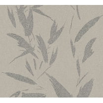 Advantage Kaiya Grey Leaves Wallpaper