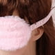 thumbnail image 2 of máscaras de felpa para dormir, suaves y cómodas, con los ojos vendados, para regalo de fiesta de pijamas, regalos de fiesta de cumpleaños, tela sedosa en la parte posterior, acogedora, esponjosa y, 2 of 7