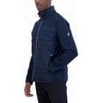 thumbnail image 3 of Nautica Men's Lightweight Softshell Jacket – Bonded Fleece Lining, Regular, Big & Tall Sizes (Blue/XX-Large), 3 of 7