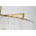 thumbnail image 2 of Design Living 8-Light Brass Chandelier With Clear Rippled Glass, 2 of 6