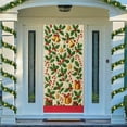 thumbnail image 4 of Aodebiao Rideau de Porte de Noël Décorations Imperméable Polyester Scène des Fêtes Toile de Fond Réutilisable Décoration Suspendue pour Porte pour Maison Vitrine Fête Festive Saisonnière Décoration Intérieure Extérieure, 4 of 5