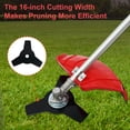 thumbnail image 6 of BAOKALER 4-Stroke Gas String Trimmer, 31CC Gas Weed Eaters Grass Weed Trimmer, 6 of 11