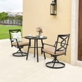 Nuu Garden 3 Piece Patio Bistro Set,Outdoor Furniture Patio Bistro Set ...