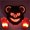 Red, variant on Full Face Bear Mask with LED,Light Up Bear Mask with Gloves,Scary Killer LED Masks for Halloween Masquerade Party