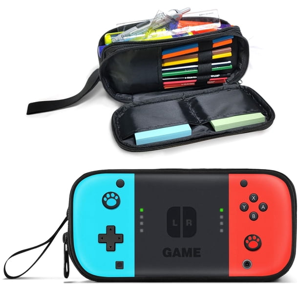 Estuche para lápices JIRAIKEI Gamer Large Boys Organizer con 2 compartimentos