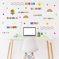 thumbnail image 6 of 88 Pcs Colorful Cartoon Decals Inspirational Wall Stickers Children's room Kindergarten Classroom Kids Playroom Decoration, 6 of 7