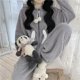 thumbnail image 3 of Pijama Kigurumi con capucha de conejito para mujer, ropa de dormir bonita, ropa de dormir cálida, ropa de dormir Kawaii para mujer, Mono, 3 of 3