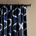 thumbnail image 2 of Triangle Home Fashions Geo Blackout Rod Pocket Curtain Pair, 2 of 8