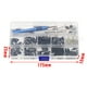 thumbnail image 2 of de tornillos de 324 piezas y neumáticos delanteros para 1/14 144001 RC, pieza de accesorios para coche, 2 of 9