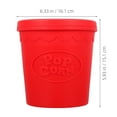 thumbnail image 4 of PAMINGONO Red Silicone Popcorn Tub Reusable 1Pcs for Snack Stores and Business Owners, 4 of 7