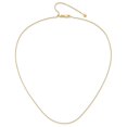 thumbnail image 4 of Auriga Fine Jewelry 10K Yellow Gold Adjustable Wheat Chain Necklace 22inch for Women, 4 of 7