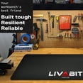 thumbnail image 2 of LIVABIT 12" x 36" Gunsmith Cleaning Tool Work Bench Gun Mat Black 2PK, 2 of 8