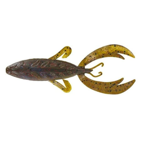 Big Bite Baits Dean Rojas Fighting Frog 4 inch Creature Bait (Vegas Flash)