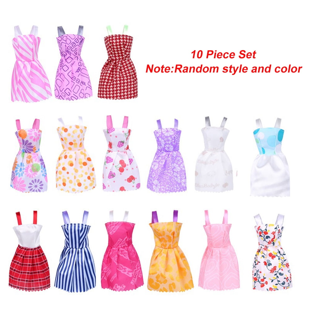 35pcs/set Barbie Doll Vestidos Shoesjewellery Roupas Acessórios