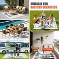 thumbnail image 3 of Happy Easter Outdoor Rug 4x6 Ft, Non Slip Washable Area Rug, Black and White Carrots Colorful Plaid Patio Rugs Carpet Runner, Large Floor Mat for Indoor/Outdoor Deck Porch Camping, 3 of 8