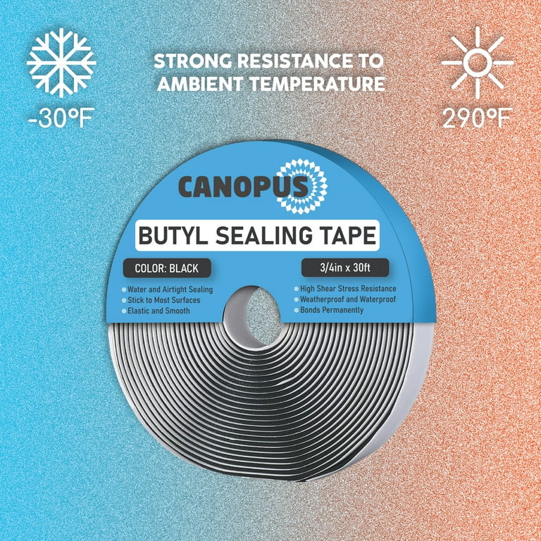 Butyl Tape 3/4" x 30', Seal & Repair Tape