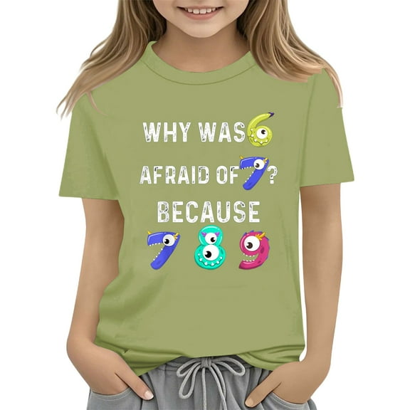 Number Day Celebrate Maths day Crewneck Calculator Kids Costume Shirt Kids Gift T-Shirt Math Lover Cartoon Print for Boys and Girls 3 14 Years