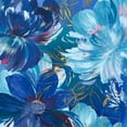 thumbnail image 2 of Jensen, Asia 15x15 White Modern Wood Framed Museum Art Print Titled - Midnight Floral II, 2 of 4
