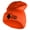 Orange, variant on Spooky Night Embroidered 12 Inch Long Knitted Beanie - Orange OSFM