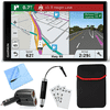Garmin RV 770 NA LMT-S RV Dedicated GPS Navigator Essential Camping Accessory Bundle includes Car Charger, Cleaning Cloth, Screen Protectors, Hardshell Case and Bamboo Stylus Mini
