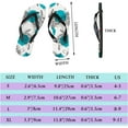 thumbnail image 2 of GZHJMY Flip Flops Slippers Ocean Sea Turtle Tortoise Animal for Women Girl Men Sandals Beach Summer Shower Slippers Shoes, 2 of 5