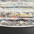 thumbnail image 3 of SAFAVIEH Adirondack Aldous Abstract Area Rug, Ivory/Navy Rust, 6' x 6' Round, 3 of 7