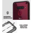 thumbnail image 3 of Ringke Fusion Case Compatible with LG V40 ThinQ, Transparent PC Back TPU Bumper Drop Protection Phone Cover - Smoke Black, 3 of 7