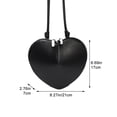 thumbnail image 2 of Women Heart Shaped Shoulder Bag Handbag PU Leather Heart Crossbody Bag Ladies Satchel Crossbody Purse, 2 of 7