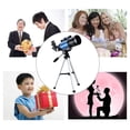 thumbnail image 2 of Telescopio para adultos y niños, telescopio de viaje con trípode y buscador, práctico, 2 of 6