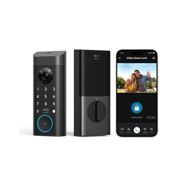 Vídeo de seguridad Smart Lock eufy E330 con cámara, timbre y huella digital