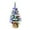 B, variant on Artificial Christmas Tree, Tabletop Holiday Decor, 45cm Mini Christmas Tree with Light String, Indoor Outdoor Home Party Decoration