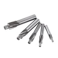 thumbnail image 1 of Countersink End Mill 5pcs, M3 M4 M5 M6 M8  Counter Bore Drill Bit Set Counterbore Drill Bit Cutter Slot Drill Bits CNC Router Engraving Carving Tool, for Copper Aluminum Steel, 1 of 8