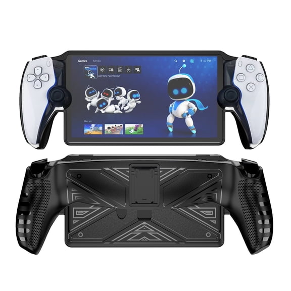 Protective Case With Stand For PlayStation Portal TPU Soft Protective Case Game Console Skin Shockproof Protector Cover Gaming Protective Case Accessories