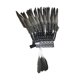 thumbnail image 3 of El tocado de plumas indio estadounidense los papeles de tocado interpretan la diadema para la fiesta del show show Negro gris, 3 of 8