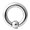 Steel, variant on 2GA | 4GA | 6GA | 8GA | 10GA | 12GA - Colored Tension Captive Titanium IP 316L Implant Grade Steel Bead Ring | Opening Pliers Required