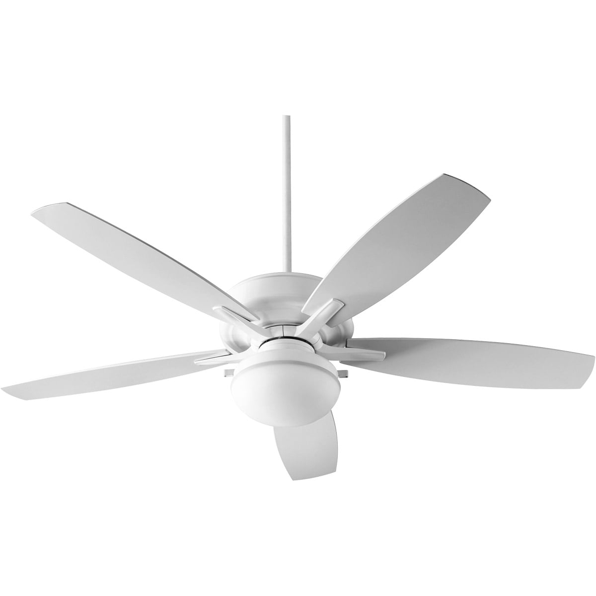 Indoor Ceiling Fans 2 Light With White Tone Finish Medium Base Bulb
