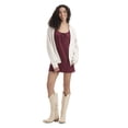 thumbnail image 2 of Mills by Millie Bobby Brown Women's Mineral Washed Oversized Zip-Up Hoodie Sweatshirt, Sizes XXS- XXL, 2 of 6