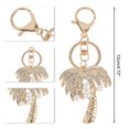 thumbnail image 2 of Ofertas Únicas 1 Pc Charm de Llave Decorativo de Bolso de Palma de Coco con Diamantes Duraderos Tono Dorado, 2 of 5
