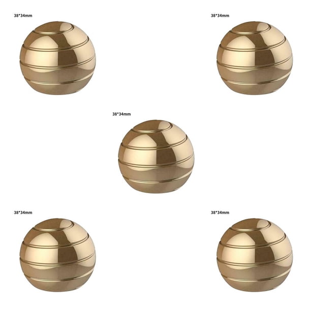 Vogacara Spinning Toy Home Desktop Aluminio Giroscopio Ball Party Desmontable Rotating Toy, Gold, 38x34mm Type2 NO2 Vogacara CBP153577