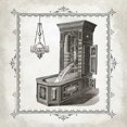 thumbnail image 3 of Babbitt, Gwendolyn 12x12 Black Modern Framed Museum Art Print Titled - Tub and Chandelier IV, 3 of 5