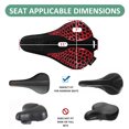 thumbnail image 6 of Superjoe Gel Bike Seat Cover with Raincover, Anti-Slip Comfortable Bike Seat Cushion with Breathable Design Bicycle Saddle Pad for MTB & BMX and Road, Velcro Installation(11×7in/11×10in), 6 of 8