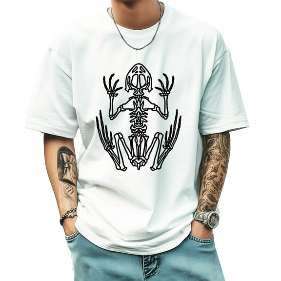 Graphic Tees for Men Summer New Print Casual Tee Fashion Trend Sports Shirt Select