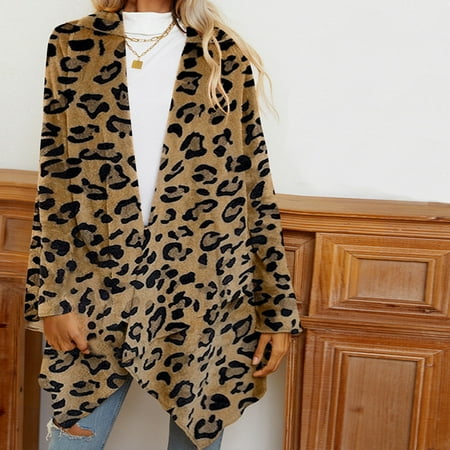 

Tawop Scrub Jackets For Women Cardigan Slim Solid Long Coats For Women